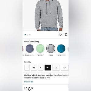 Medium will fit you best based on data from customers who buy the same sizes XL